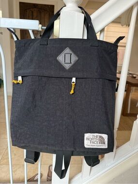 The North Face Black Berkeley Canvas Tote Backpack